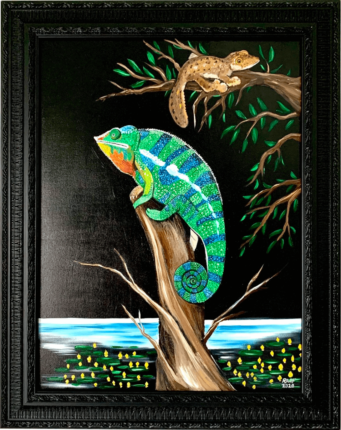 Painting_with_chameleon-by-raafpaintings