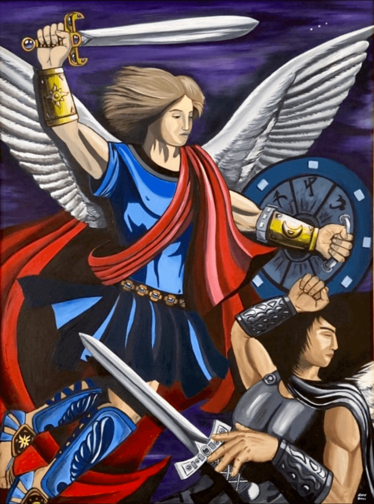 Archangel-Michael-by-raafpaintings