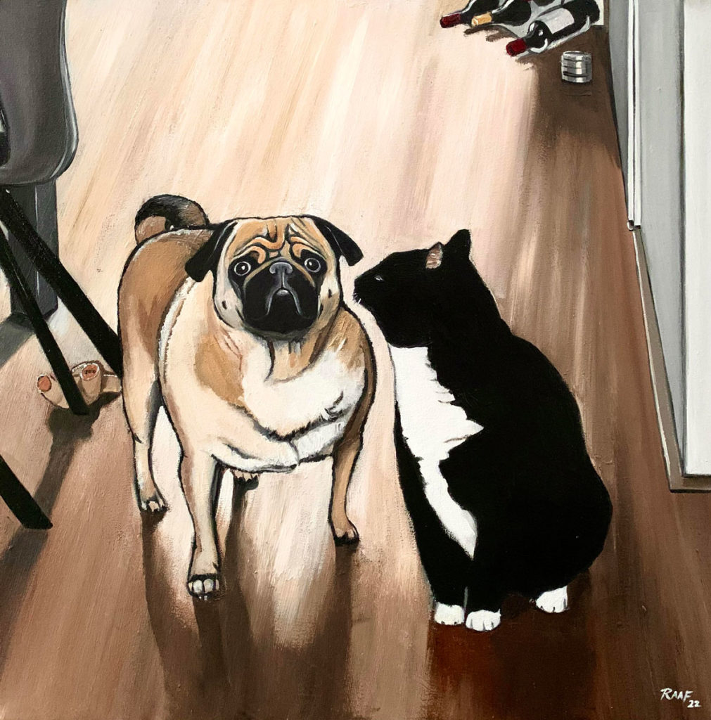 Steve_and_Eric_pets_of_a_friend_by-raaf_paintings